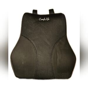 NWOT, ComfiLife Black Lumbar Support Cushion, Never Used.